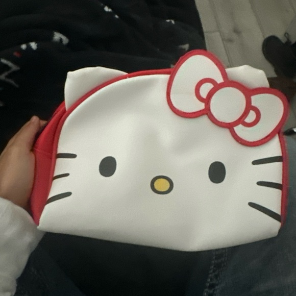 The Creme Shop Handbags - Hello Kitty Red and White Cosmetic Bag